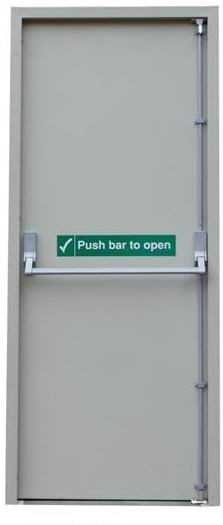 Feuerwehrtür mit Panikalisel (Single)